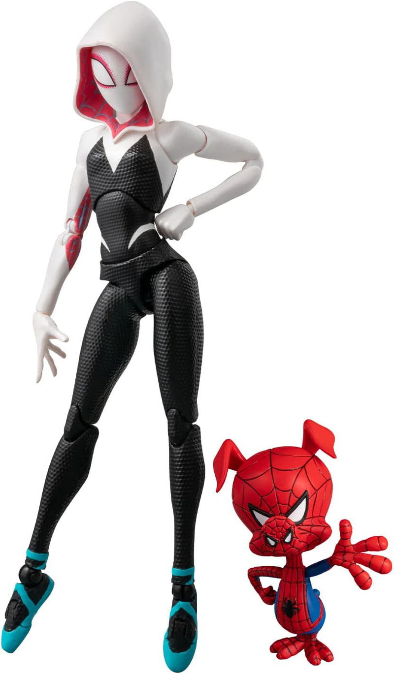 SV Action Spider-Man Into the Spider-Verse Action Figure: Gwen & Spider-Ham image 1