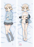 Girls und Panzer das Finale Original Illustration Dakimakura Cover: Aki 2way Tricot thumbnail 2