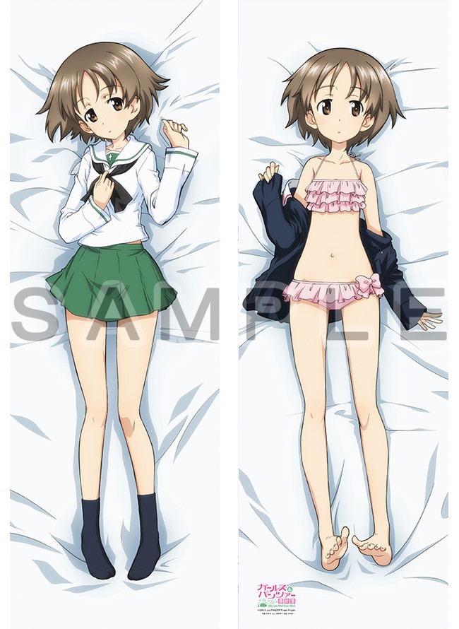 Girls und Panzer das Finale Original Illustration Dakimakura Cover: Saki Maruyama 2way Tricot image 2