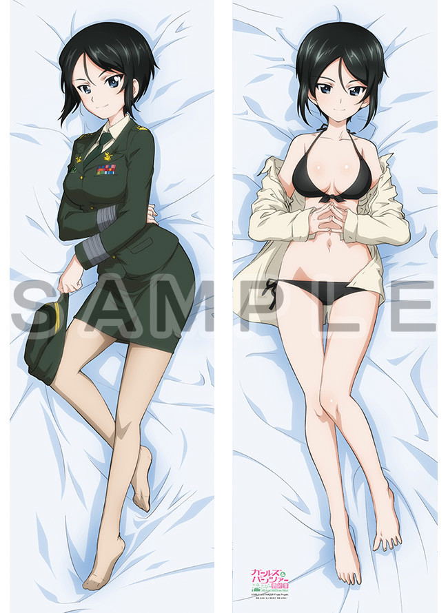 Girls und Panzer das Finale Original Illustration Dakimakura Cover: Ami Chouno 2way Tricot image 2