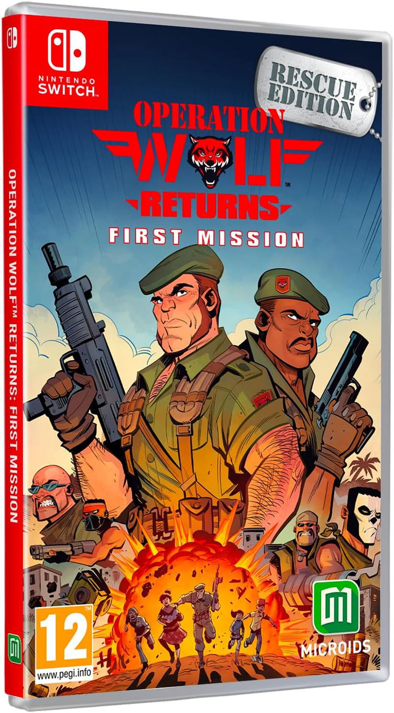 Operation Wolf Returns: First Missions Sur Nintendo Switch - Neuf - Version Multilingue (FR/EN/ES/DE)