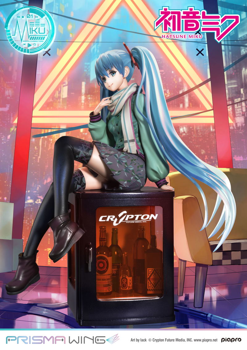 Prisma Wing Piapro Characters 1/7 Scale Pre-Painted Figure: Hatsune Miku Art by Lack image 2