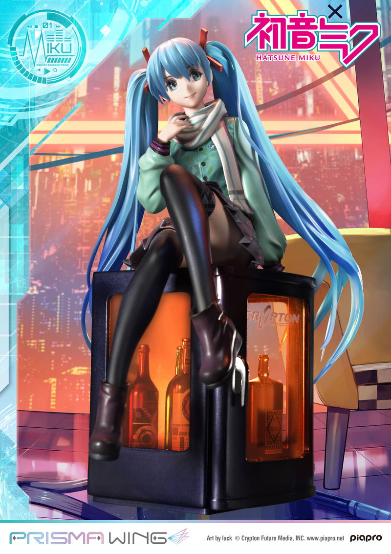 Prisma Wing Piapro Characters 1/7 Scale Pre-Painted Figure: Hatsune Miku Art by Lack image 3