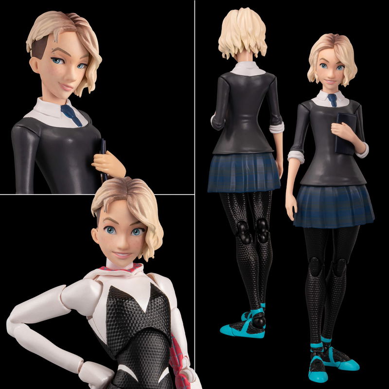 SV Action Spider-Man Into the Spider-Verse Action Figure: Gwen & Spider-Ham image 12