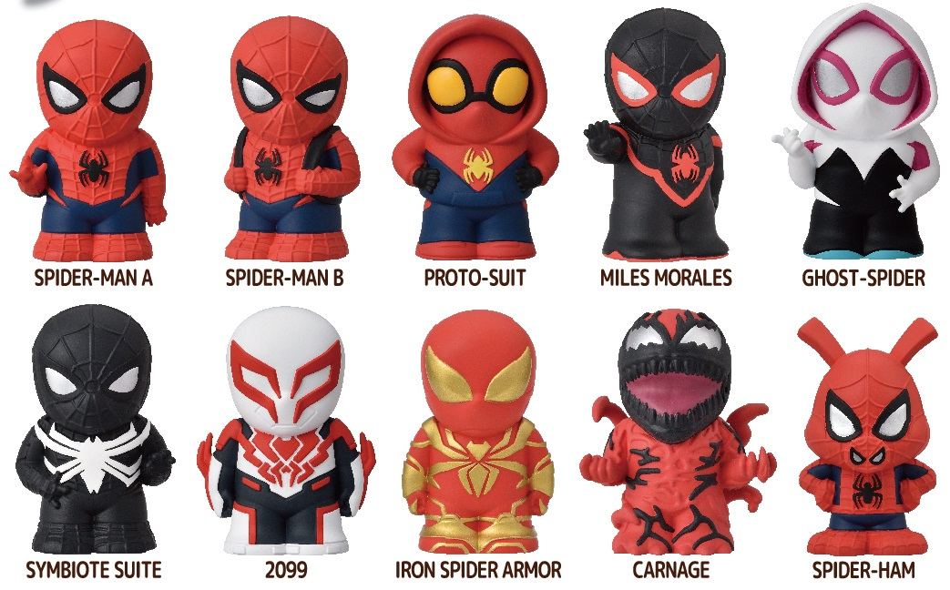 Spider-Man Soft Vinyl Puppet Mascot (Set of 10 Pieces)