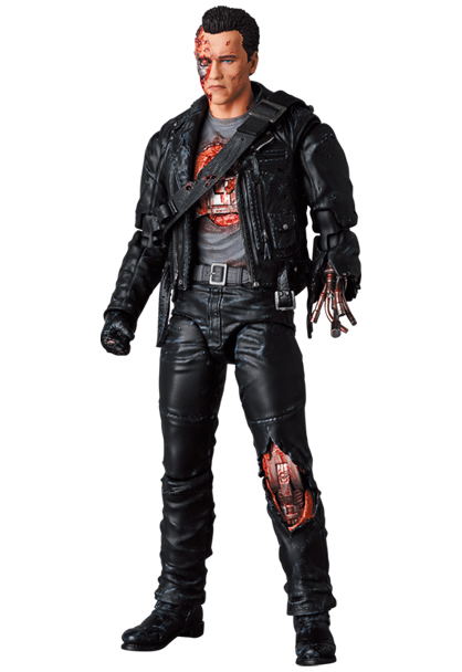 MAFEX Terminator 2 Judgment Day: T-800 (T2 Battle Damage Ver.) image 3