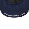 Sophia The Robot Cap:"Most of my friends are human" (Blue) thumbnail 4