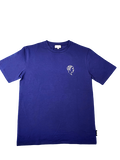 Sophia The Robot T-shirt Unisex:"Most of my friends are human" (Blue | Size S) thumbnail 2