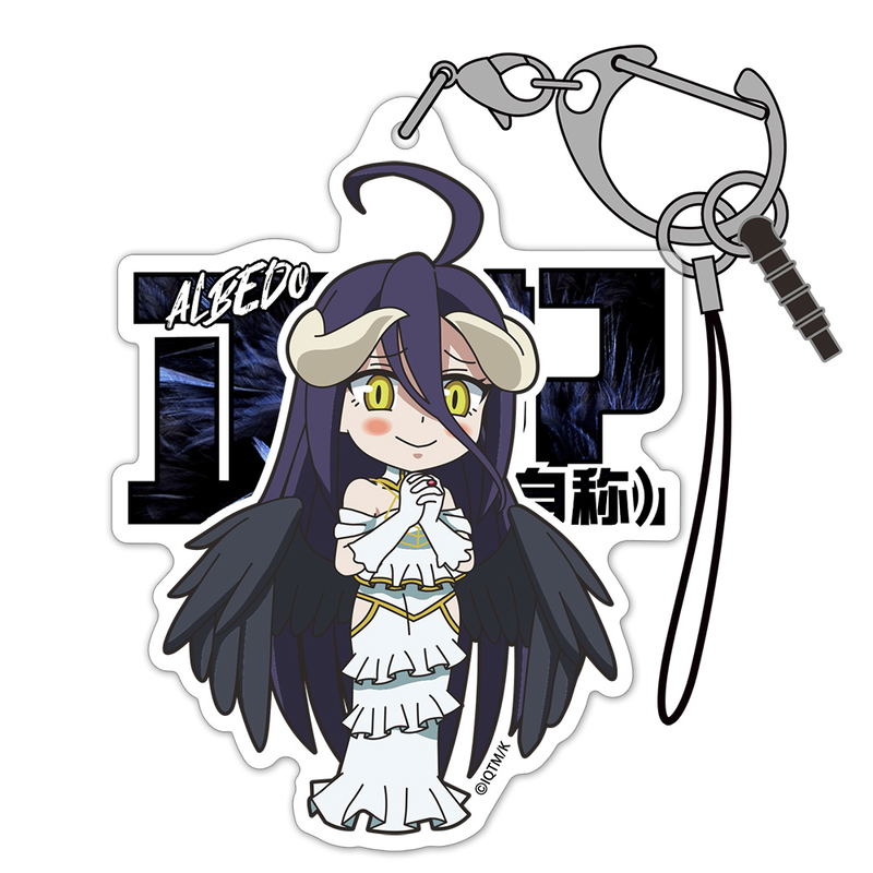 Isekai Quartet Movie: Another World - Albedo Acrylic Multi Keychain image 1