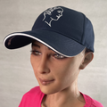 Sophia The Robot Cap:"Most of my friends are human" (Blue) thumbnail 6