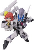 Tiny Session Macross Delta: VF-31F Siegfried (Messer Ihlefeld Custom) with Kaname Buccaneer thumbnail 1