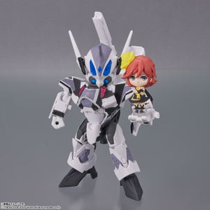 Tiny Session Macross Delta: VF-31F Siegfried (Messer Ihlefeld Custom) with Kaname Buccaneer