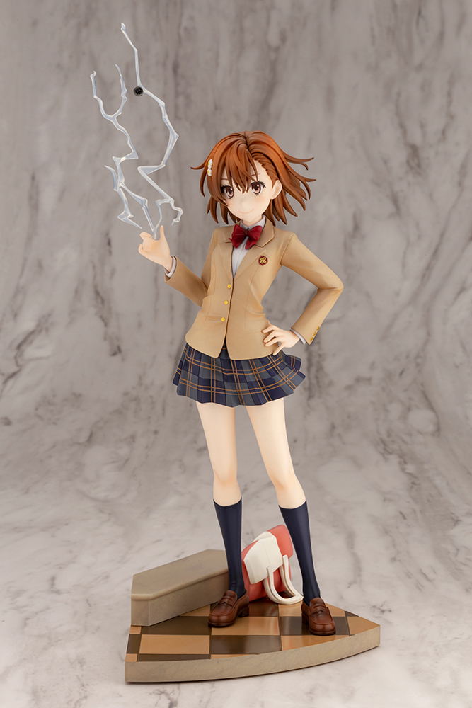 A Certain Scientific Railgun T 1/7 Scale Pre-Painted Figure: Mikoto Misaka 15th Anniversary Ver. image 2