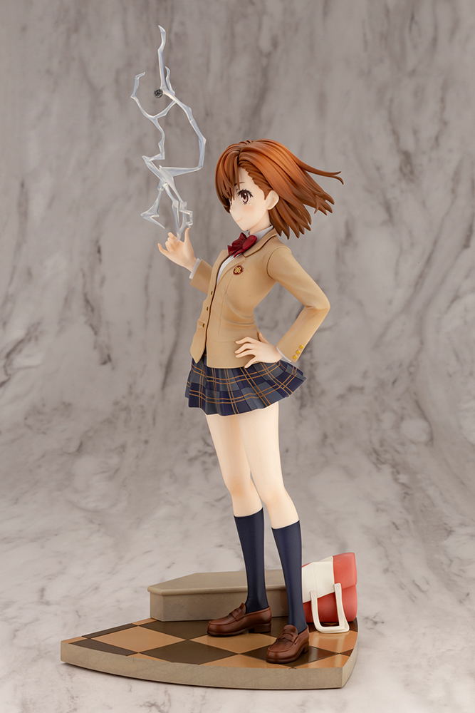 A Certain Scientific Railgun T 1/7 Scale Pre-Painted Figure: Mikoto Misaka 15th Anniversary Ver. image 3