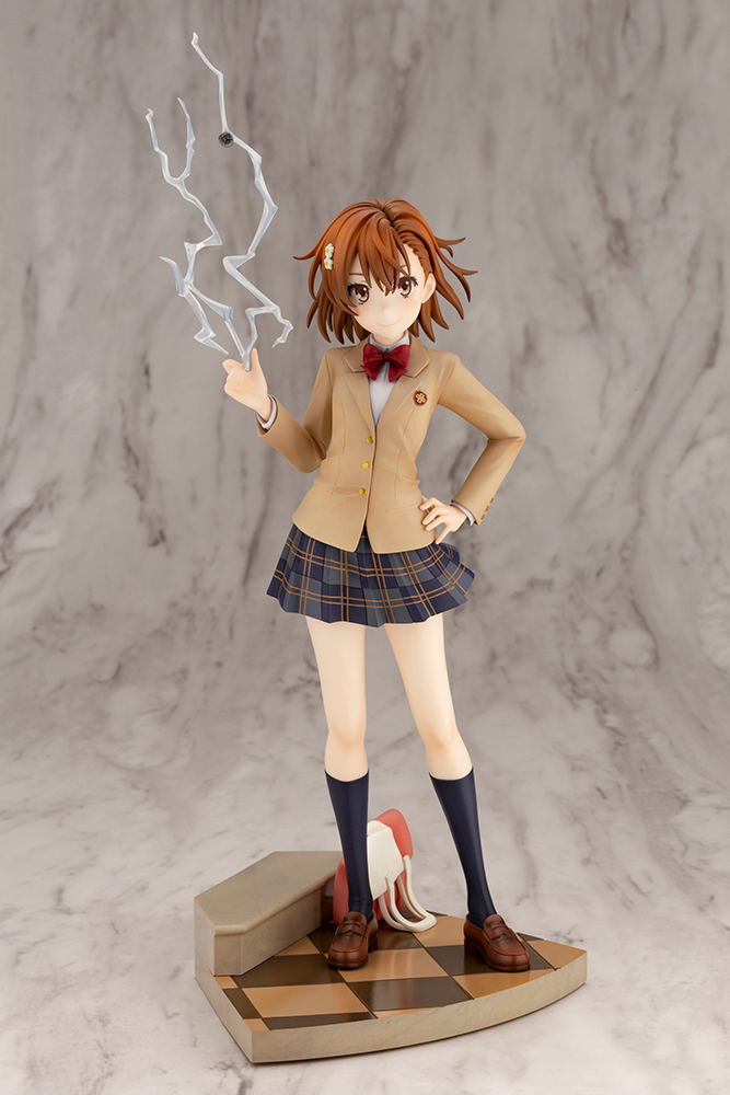 A Certain Scientific Railgun T 1/7 Scale Pre-Painted Figure: Mikoto Misaka 15th Anniversary Ver. image 9