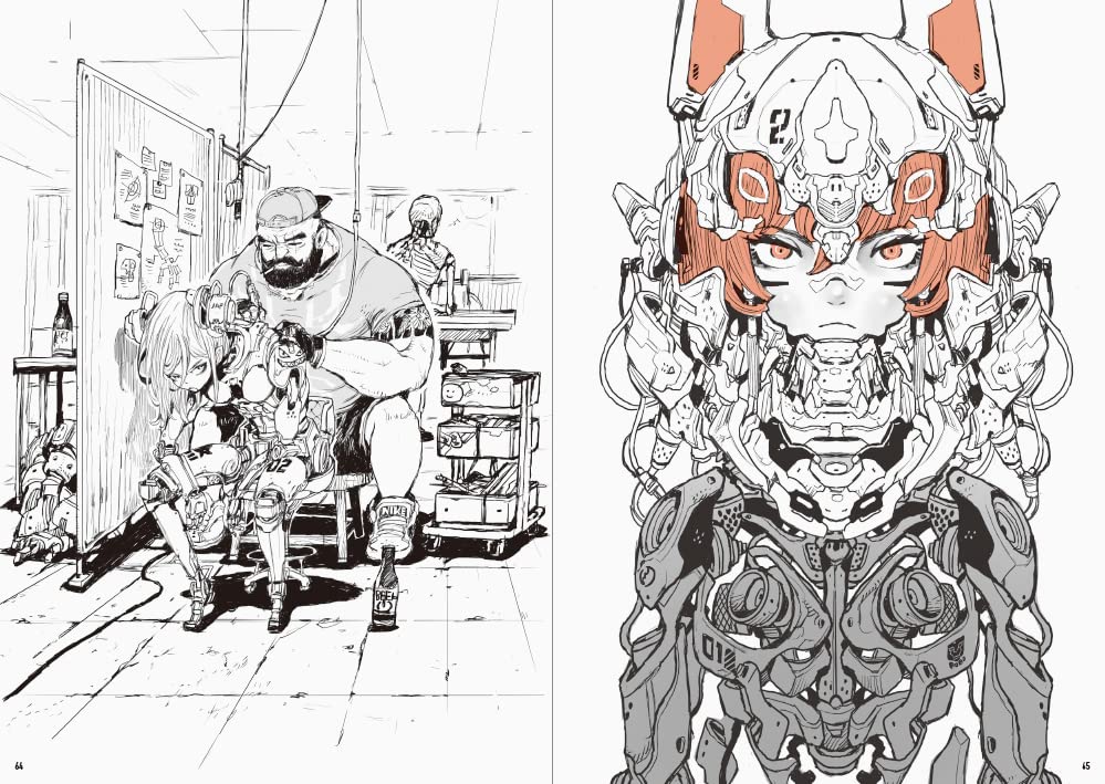 acky bright 原画 Acky Bright B/W