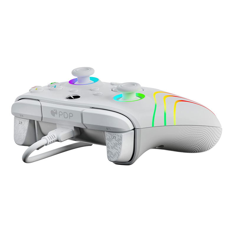 PDP Afterglow Wave Wired Controller for Xbox One / Xbox Series X|S (White) image 7