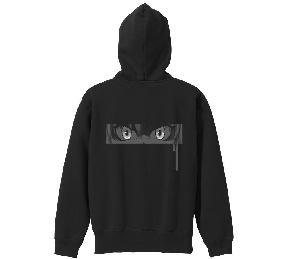 Higurashi When They Cry Sotsu Rena's Uso da!!! Zip Hoodie (Black