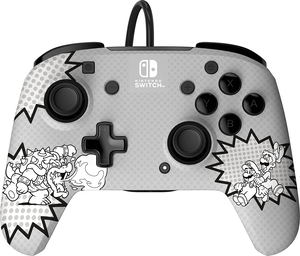 PDP Rematch Wired Controller for Nintendo Switch (Comic Attack)_