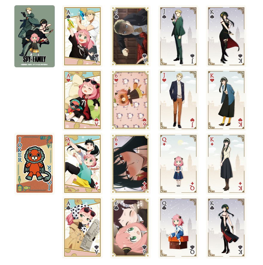 ラブライブ　SPY×FAMILY WIND BREAKER カード　64枚まとめ SPY x FAMILY Playing Cards
