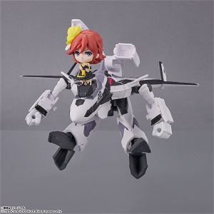 Tiny Session Macross Delta: VF-31F Siegfried (Messer Ihlefeld Custom) with Kaname Buccaneer