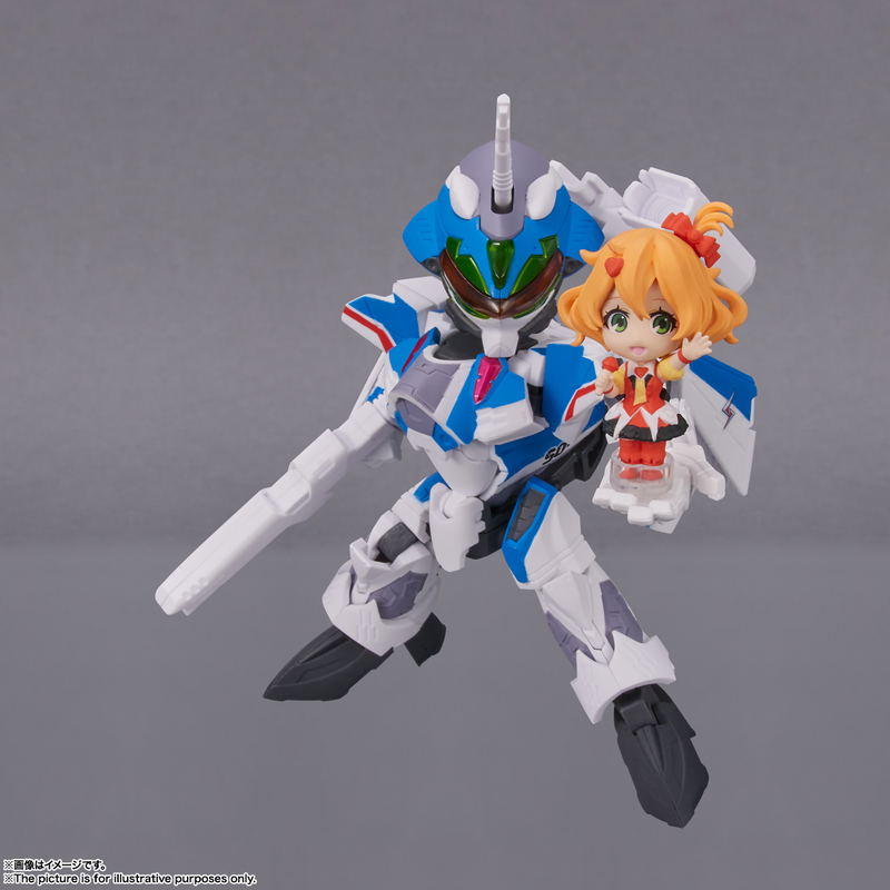 Tiny Session Macross Delta: VF-31J Siegfried (Hayate Immelman Custom) with Freyja Wion image 2