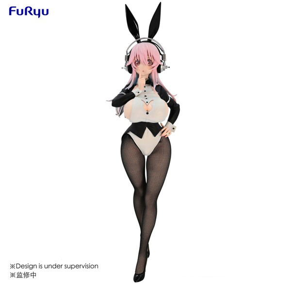 BiCute Bunnies Super Sonico Pre-Painted Figure: Sonico Newly Drawn Costume image 1