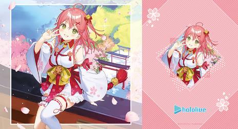 Bushiroad Rubber Mat Collection V2 Vol. 518 Hololive Where Sakura Dance: Sakura Miko image 1