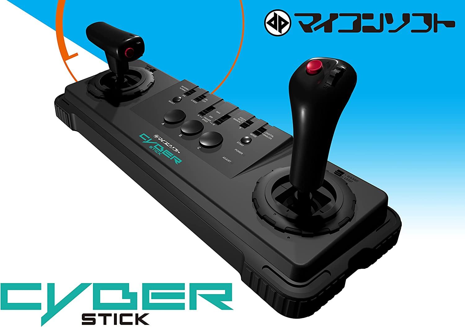 Cyber Stick Controller for Mega Drive Mini 2 for Sega Mega Drive / Sega Genesis