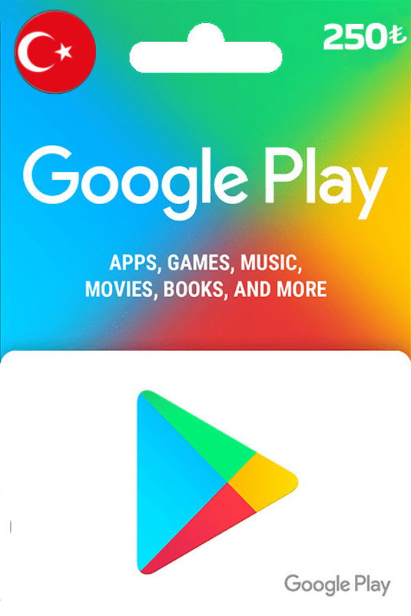 Google Play TRY 250 Gift Card | Turkey Account <span class="ext ext_digital">digital</span> image 1