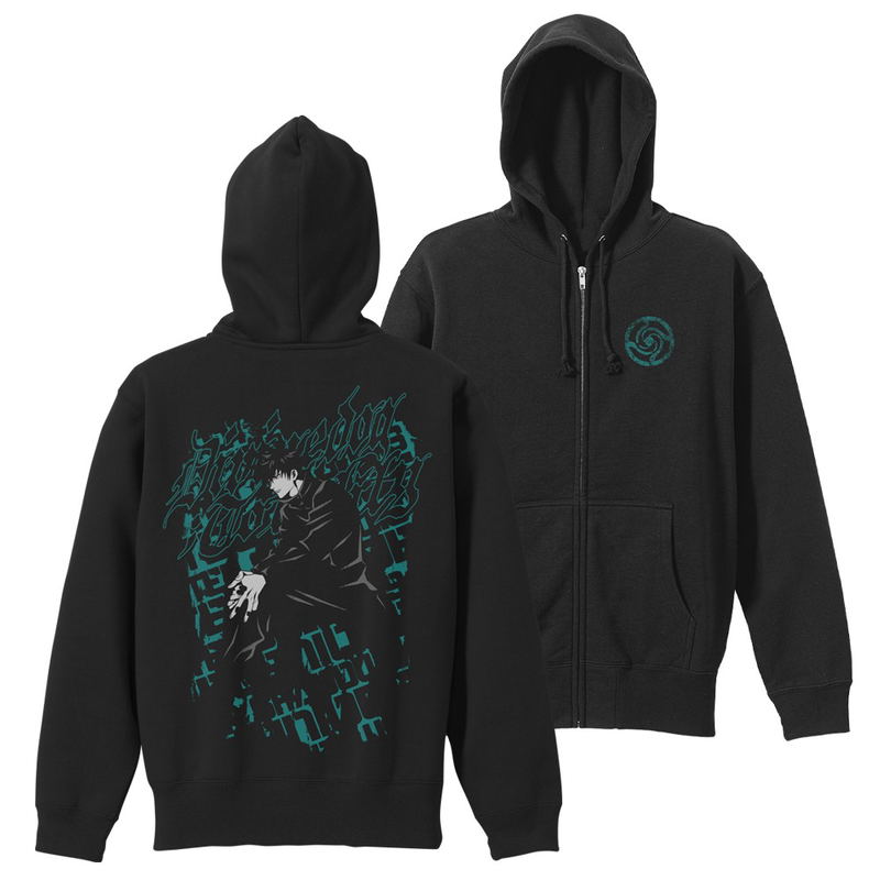 Jujutsu Kaisen - Megumi Fushiguro Zip Hoodie (Black | Size M) image 1