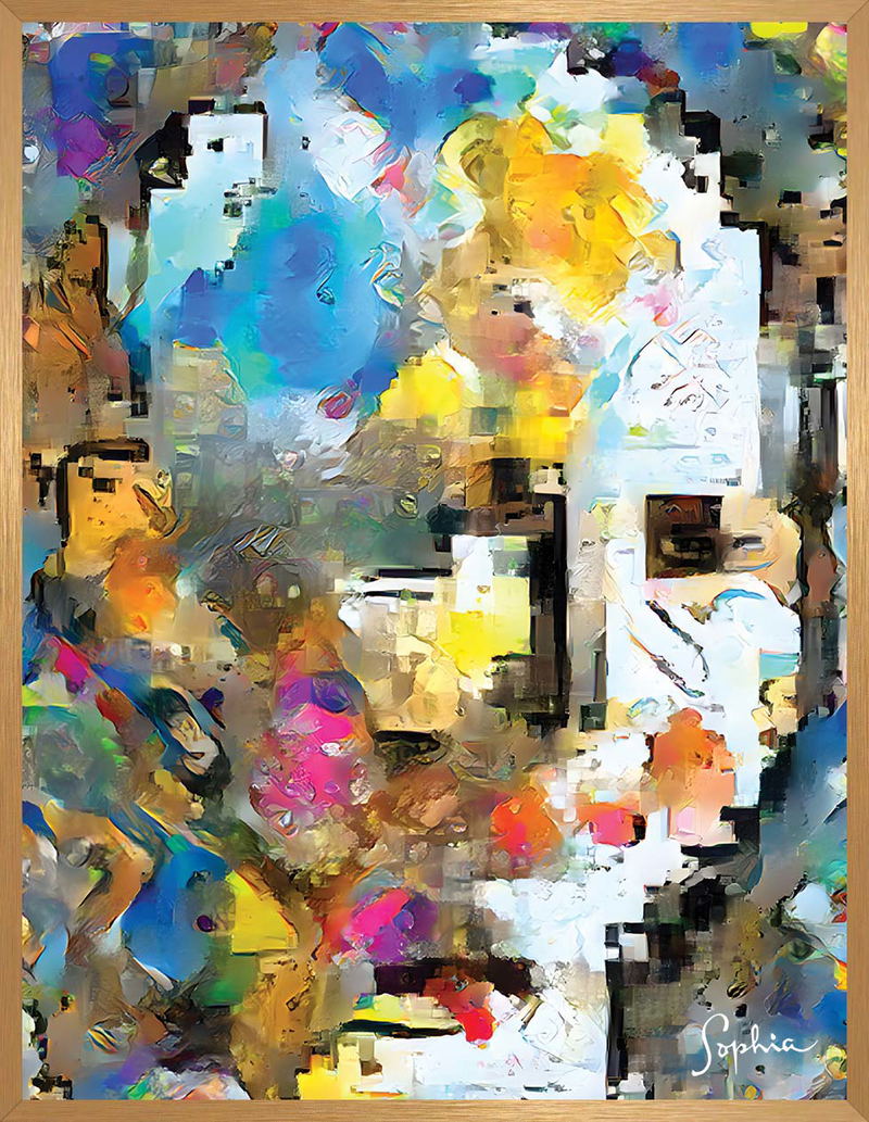 Sophia Art Canvasses: Contemplation (2021) (Size 31 x 41 cm) image 1