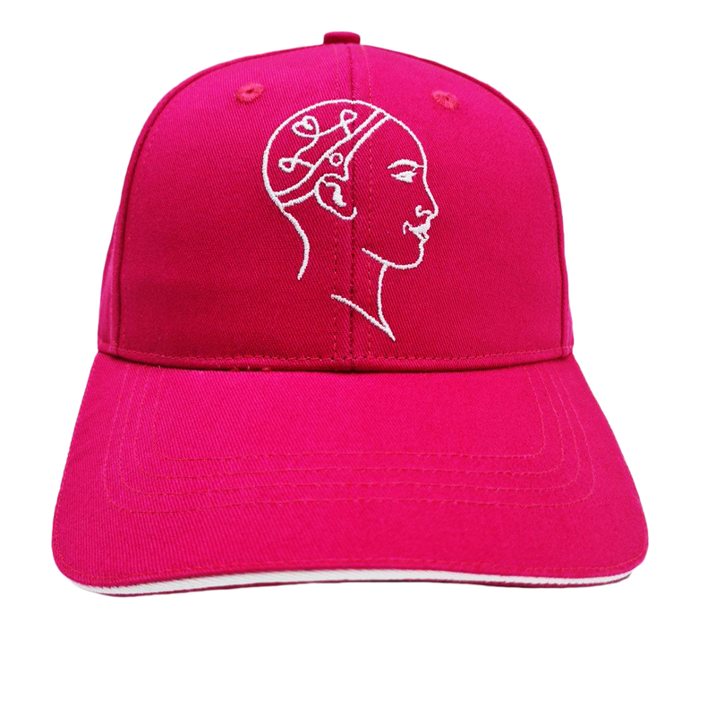 Sophia The Robot Cap:"Most of my friends are human" (Pink) image 3