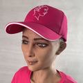 Sophia The Robot Cap:"Most of my friends are human" (Pink) thumbnail 6
