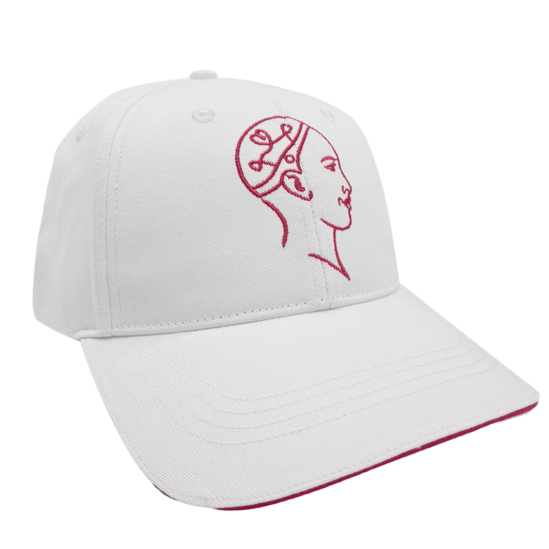 Sophia The Robot Cap:"Most of my friends are human" (White) image 2