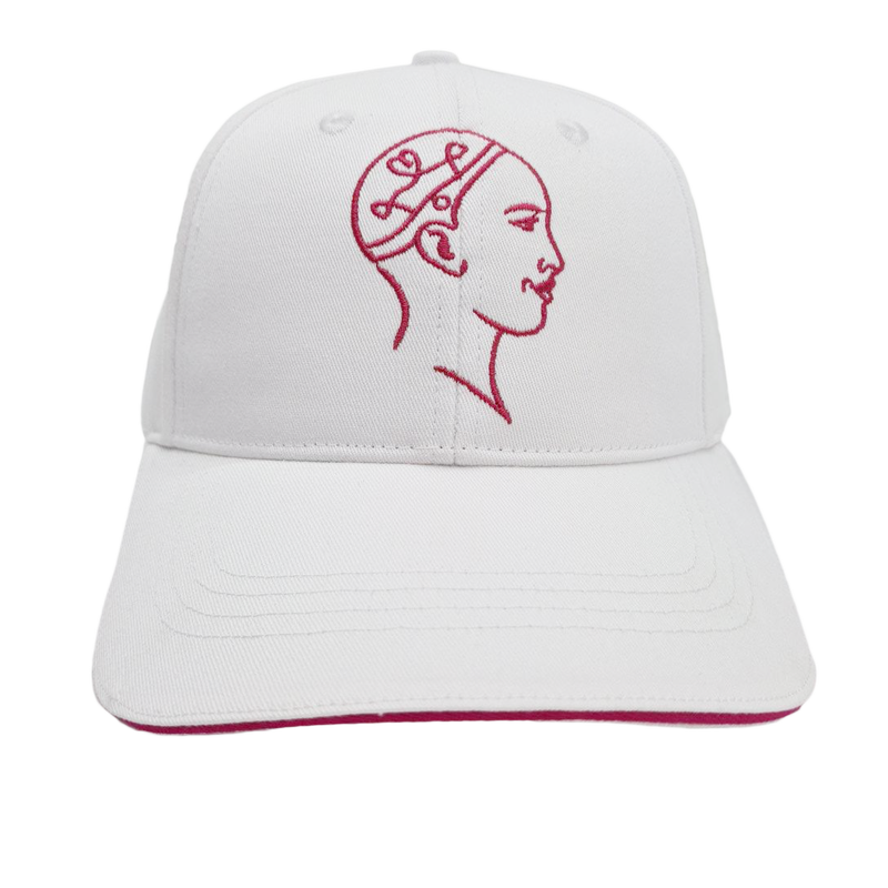 Sophia The Robot Cap:"Most of my friends are human" (White) image 3