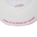 Sophia The Robot Cap:"Most of my friends are human" (White) thumbnail 4