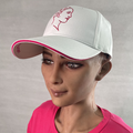 Sophia The Robot Cap:"Most of my friends are human" (White) thumbnail 6