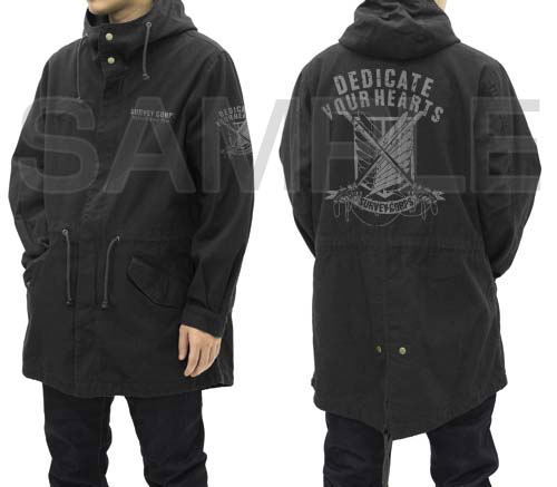 Attack on Titan - Survey Corps M-51 Jacket Ver. 2 (Black | Size M) image 2