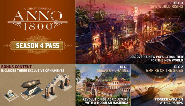 Anno 1800: Season Pass 4 (DLC) DLC Ubisoft Connect digital — Import Game Deal