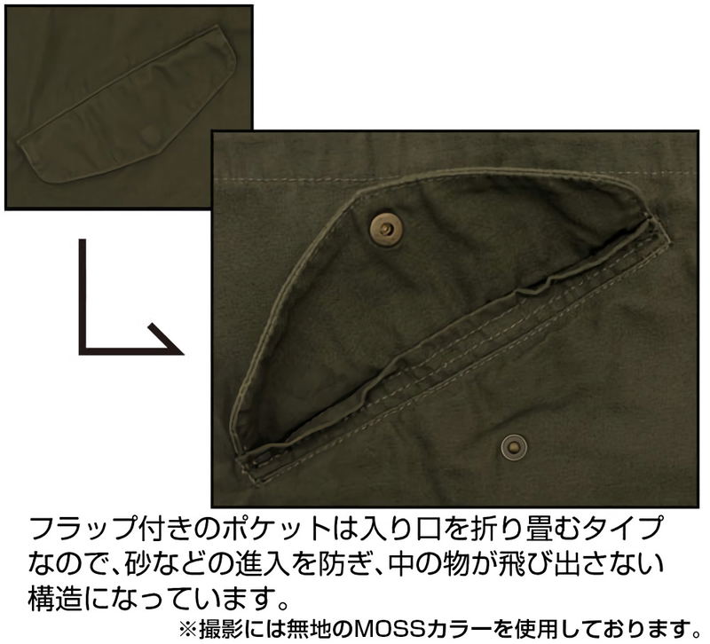 Attack on Titan - Survey Corps M-51 Jacket Ver. 2 (Moss | Size M) image 7
