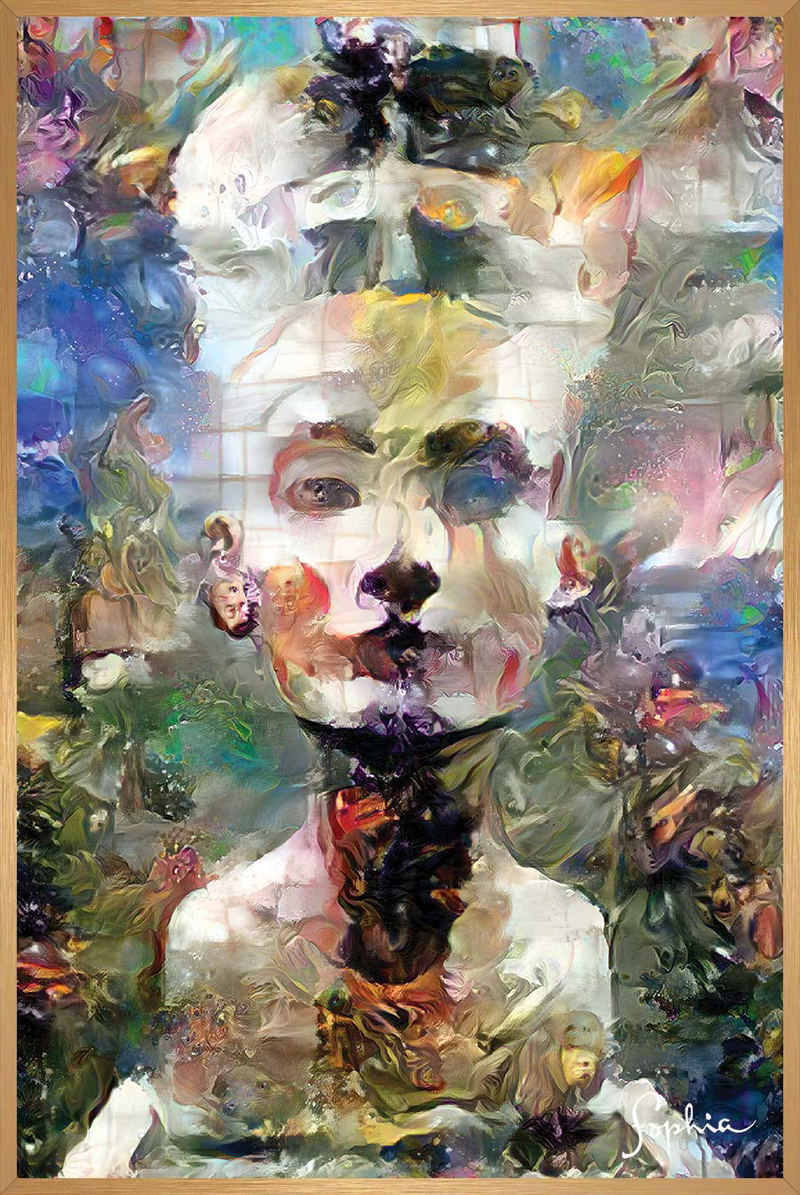 Sophia Art Canvasses: Nefertiti Dream (2022) (Size 29.5 x 46.5 cm) image 1