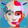 Sophia Art Canvasses: Reflection 1 (2022) (Size 36 x 36 cm) thumbnail 1