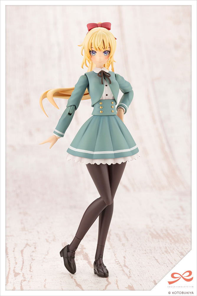 Sousaishojoteien 1/10 Scale Plastic Model Kit: Ritsuka Saeki St. Iris Gakuen Girls' High School Winter Clothes image 2