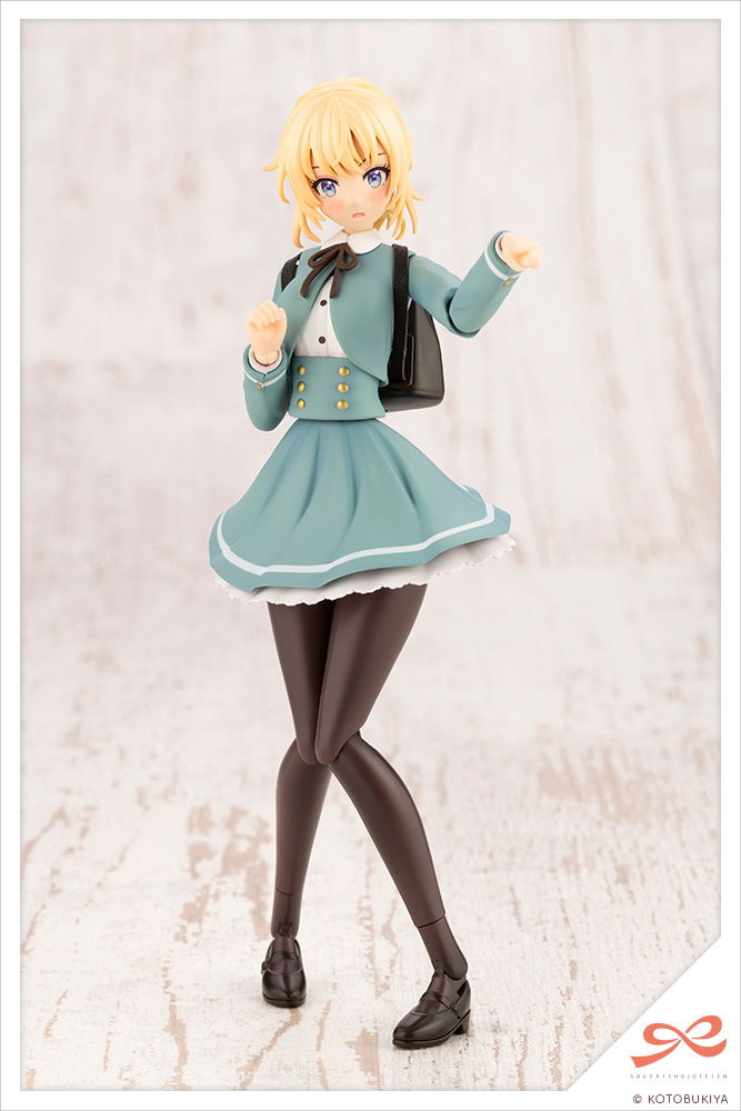 Sousaishojoteien 1/10 Scale Plastic Model Kit: Ritsuka Saeki St. Iris Gakuen Girls' High School Winter Clothes image 4