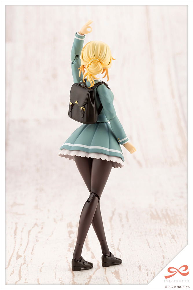 Sousaishojoteien 1/10 Scale Plastic Model Kit: Ritsuka Saeki St. Iris Gakuen Girls' High School Winter Clothes image 5