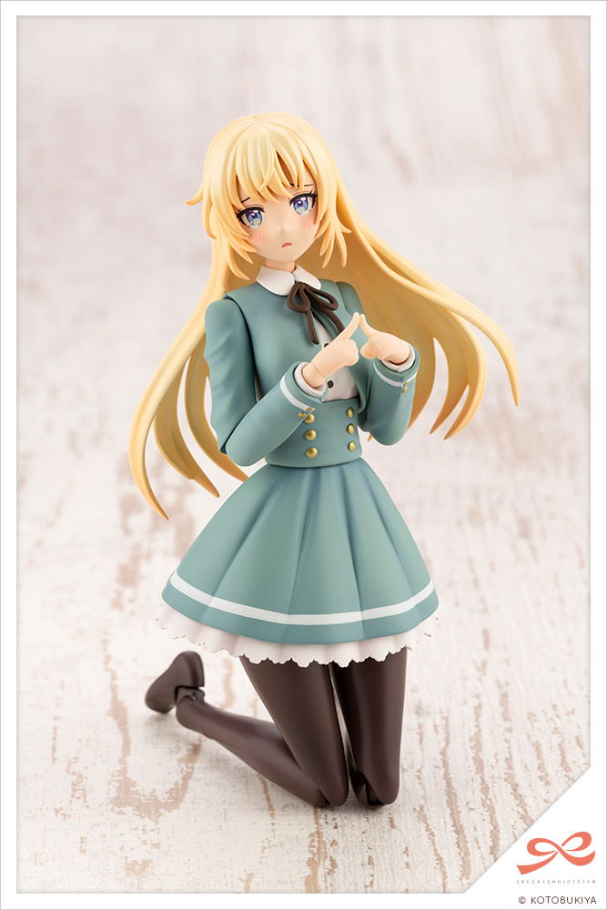 Sousaishojoteien 1/10 Scale Plastic Model Kit: Ritsuka Saeki St. Iris Gakuen Girls' High School Winter Clothes image 6
