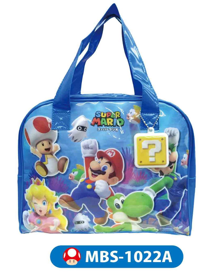 Super Mario Beach Boston Bag Blue: MBS-1022A-BLE image 1