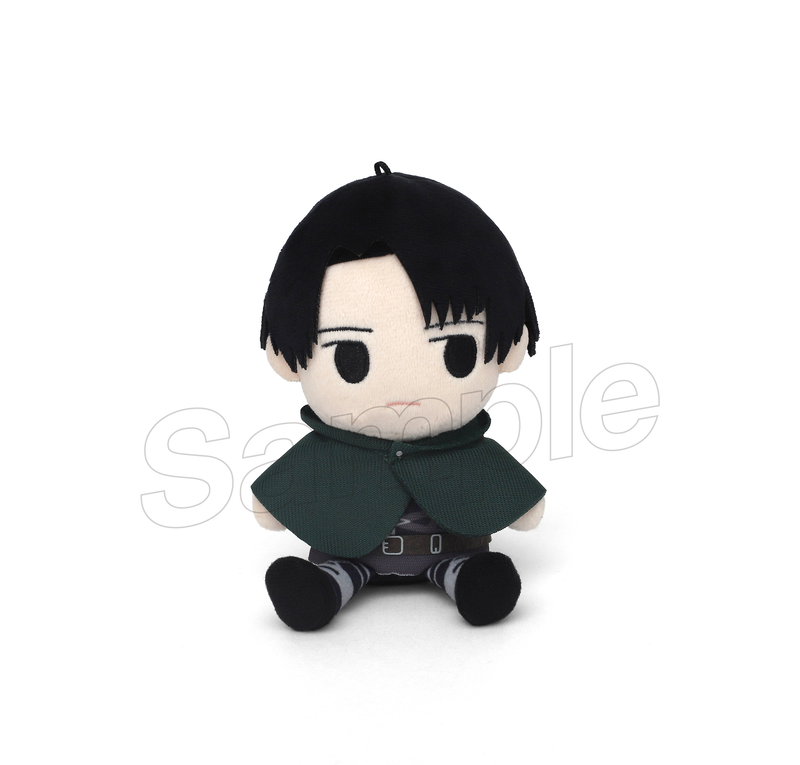 Attack on Titan Kimi to Friends Mini (Plush Key Chain) Levi image 1