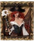 Infinity Studio x League of Legends The Bounty Hunter - Miss Fortune 3D Frame thumbnail 1